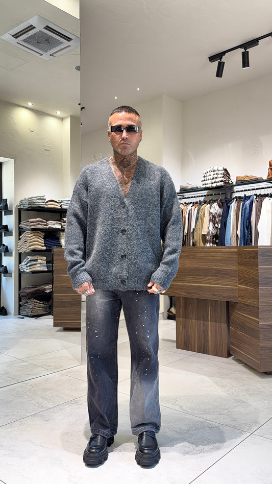 CARDIGAN TINTA UNITA PELO