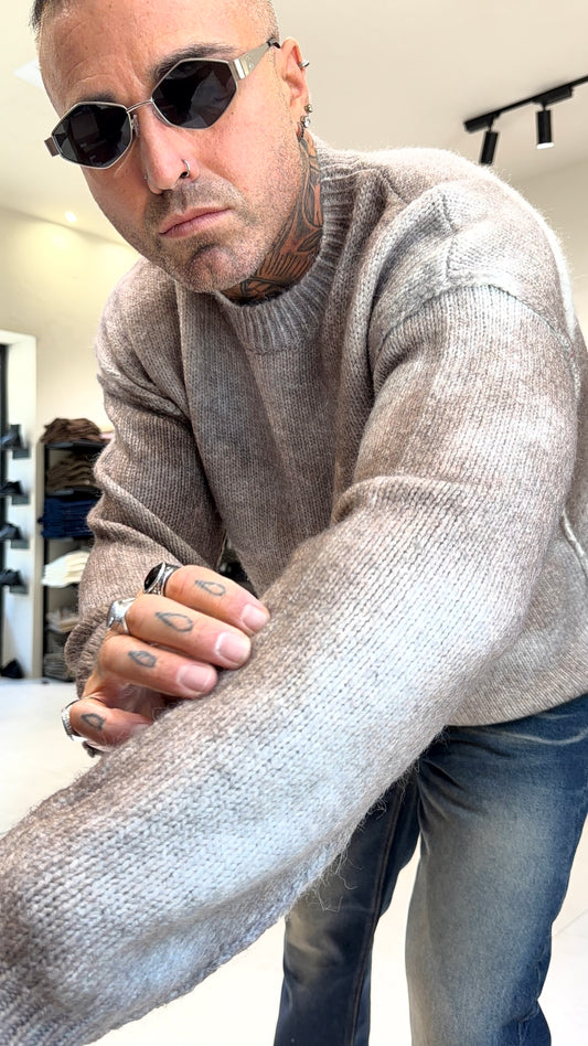 WOOL GIROCOLLO SFUMATO