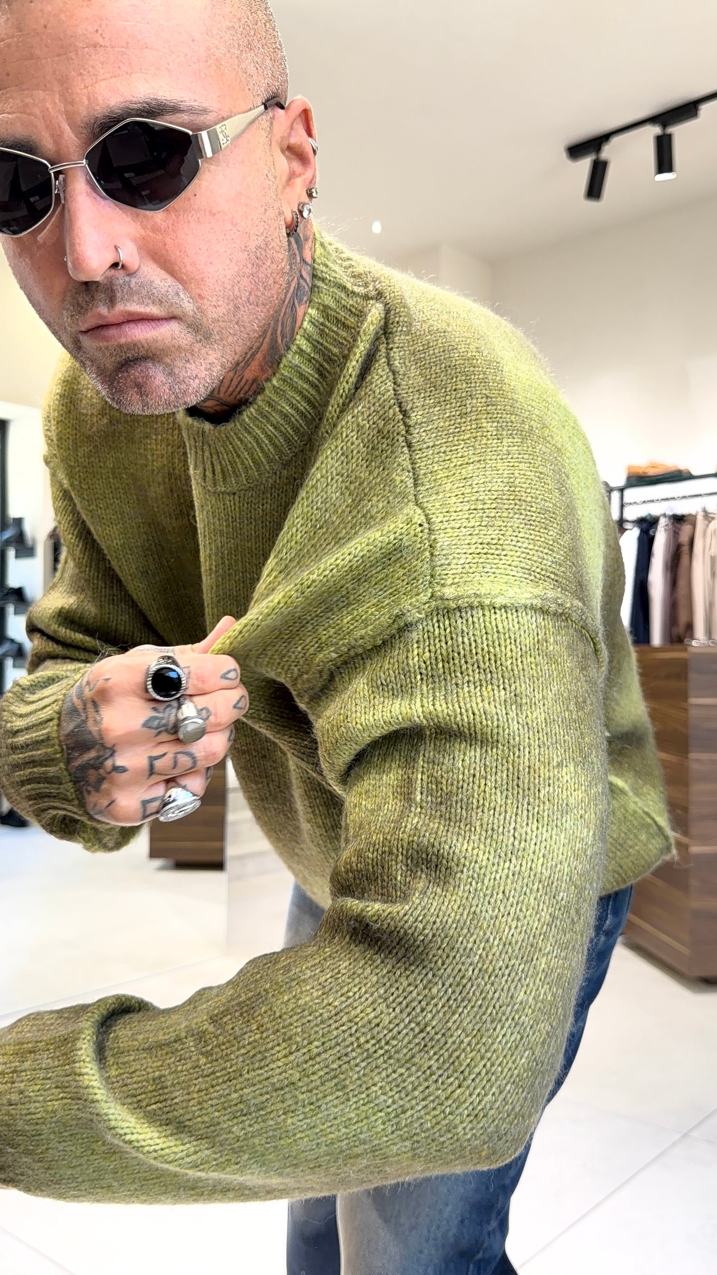 WOOL GIROCOLLO SFUMATO