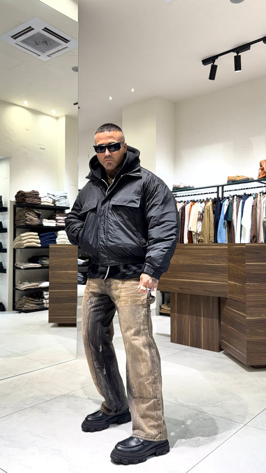 CROPPED BOMBER TECNICO