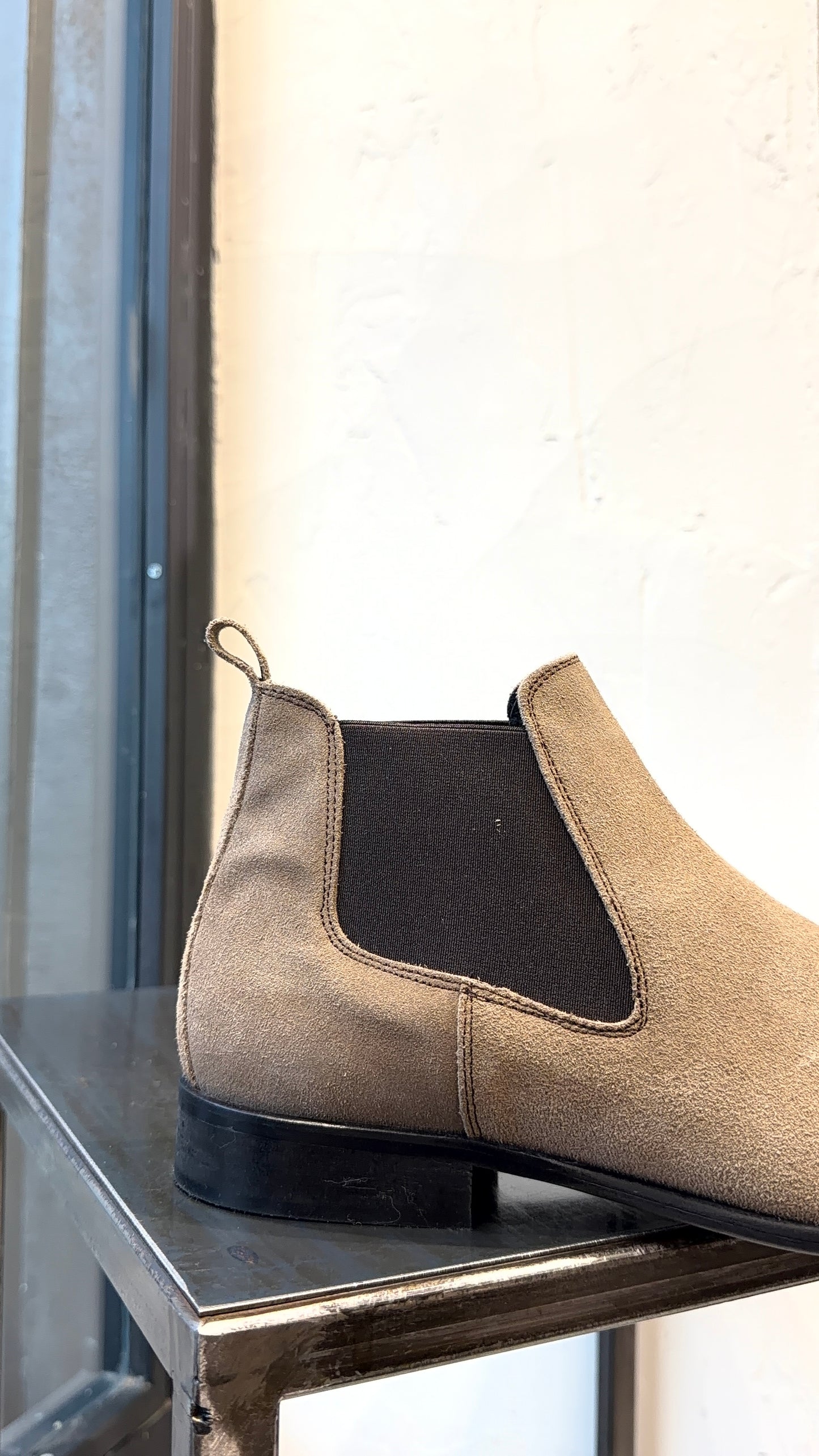 BOOT STIVALETTO CAMOSCIO