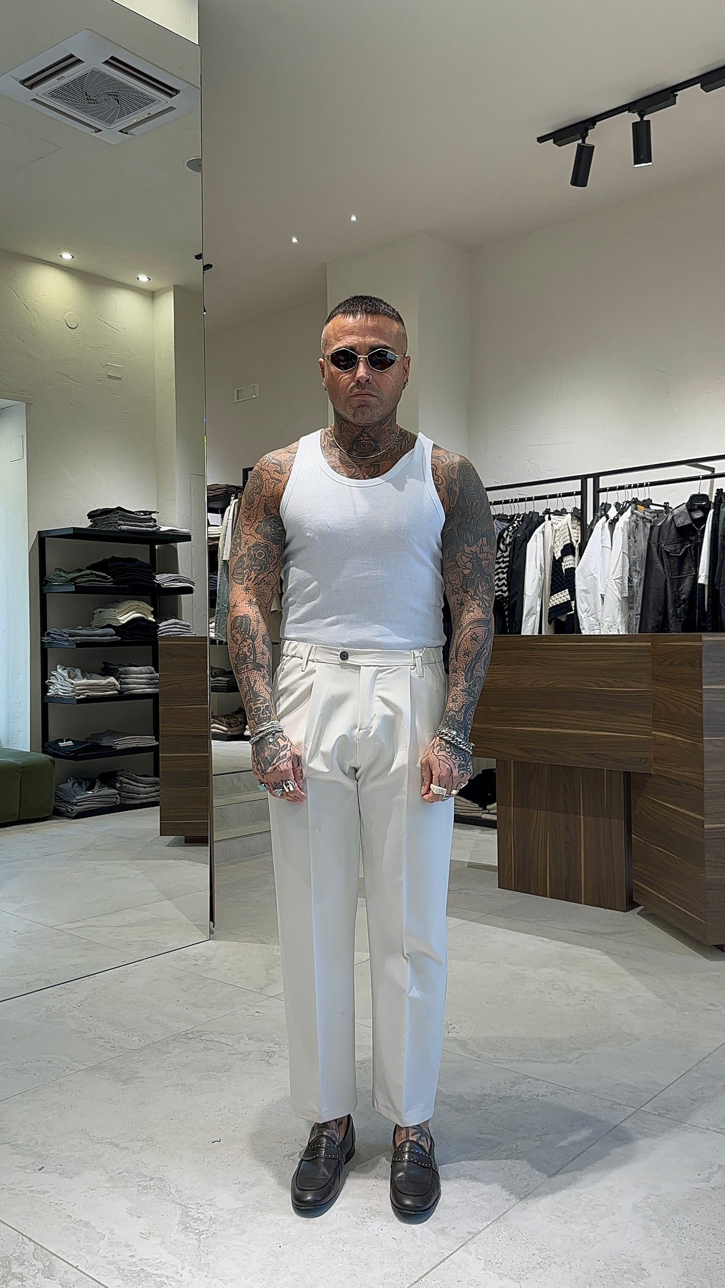 PANTALONE PALAZZO PENCE