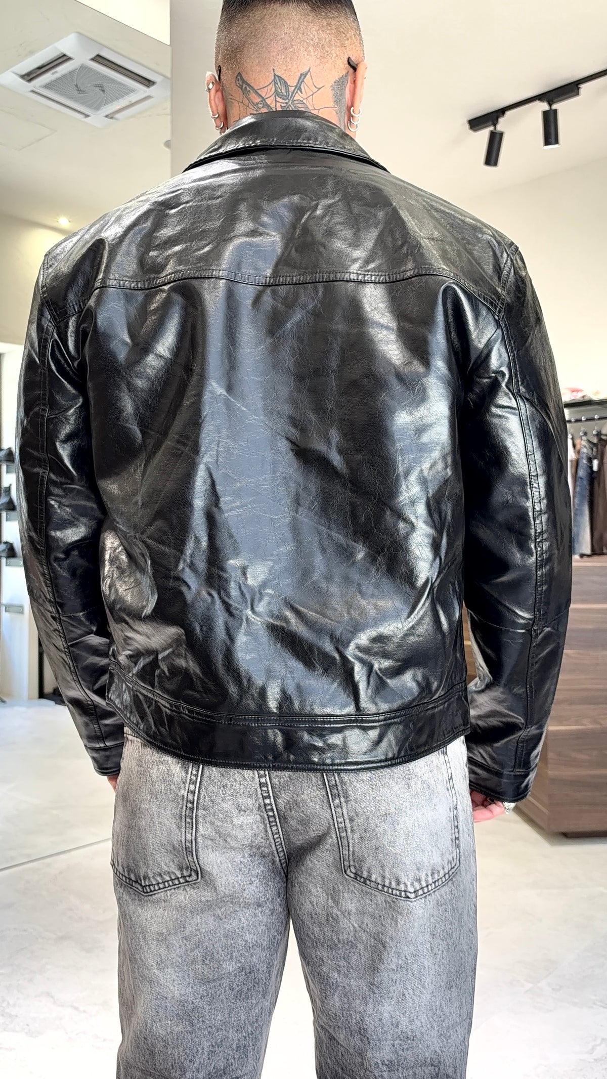 LATHER JACKET ECOPELLE