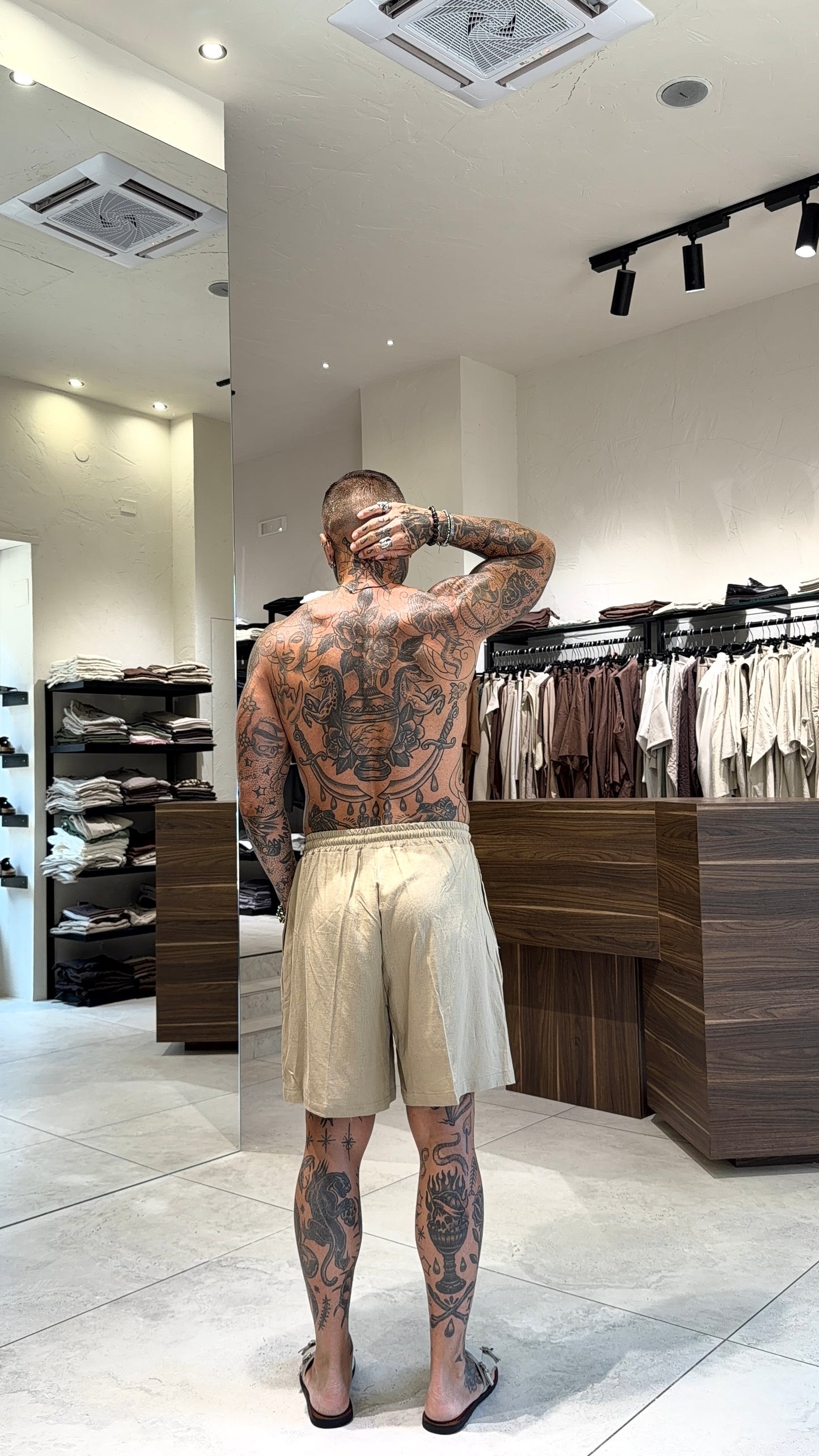 BALI LINEN SHORTS