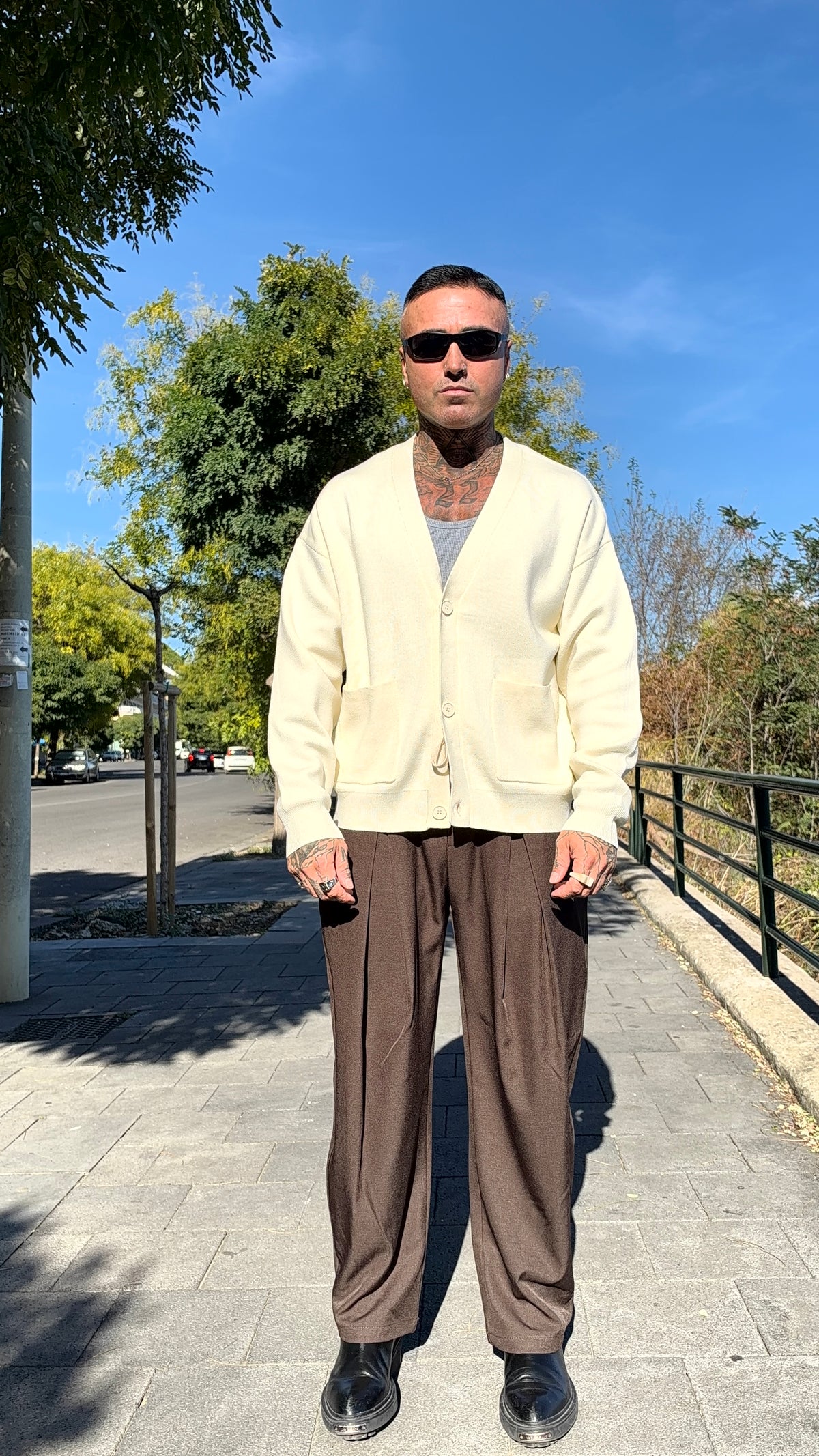 CARDIGAN CROP BOTTONI