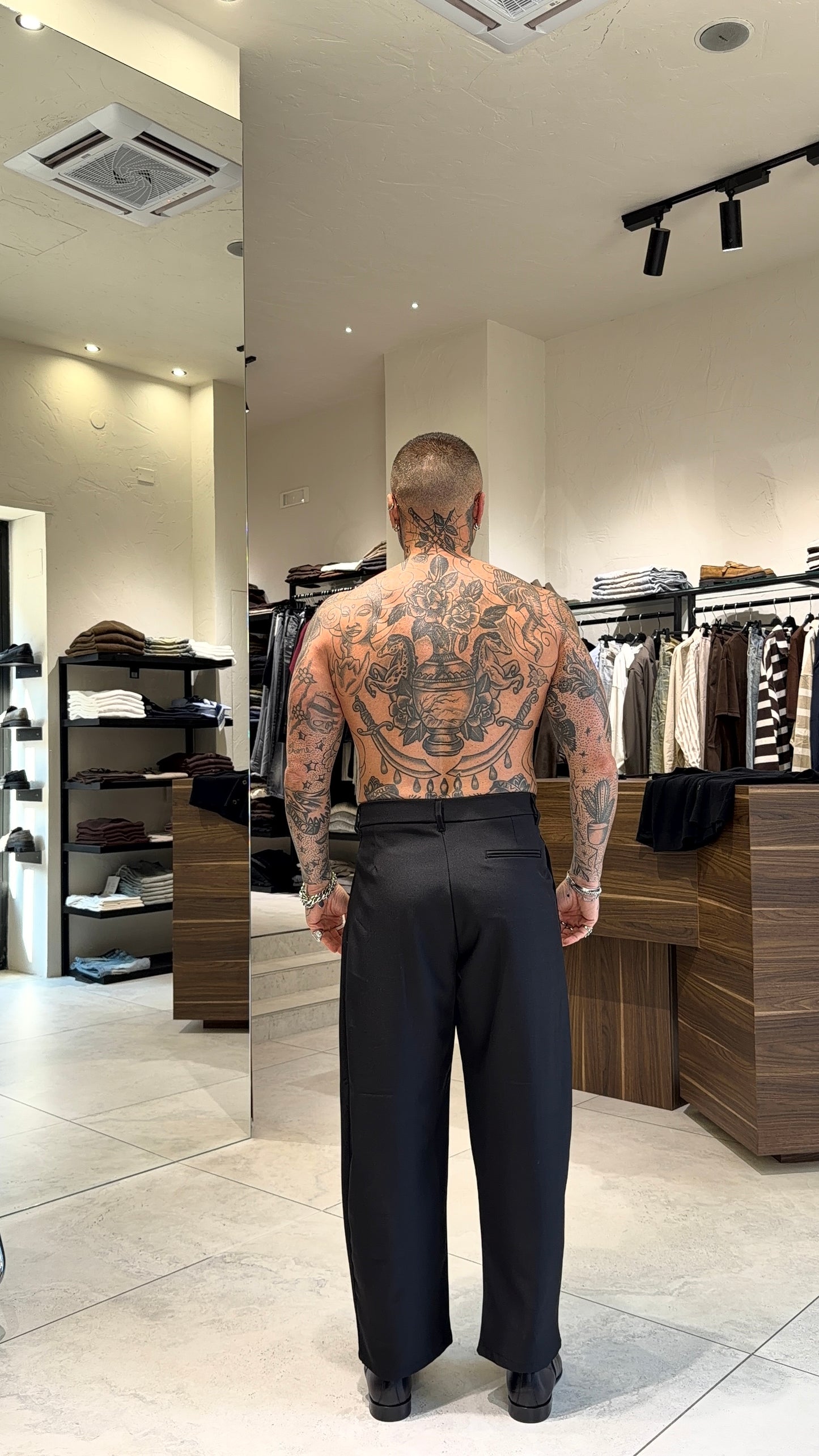 PANTALONE ASIMMETRICO