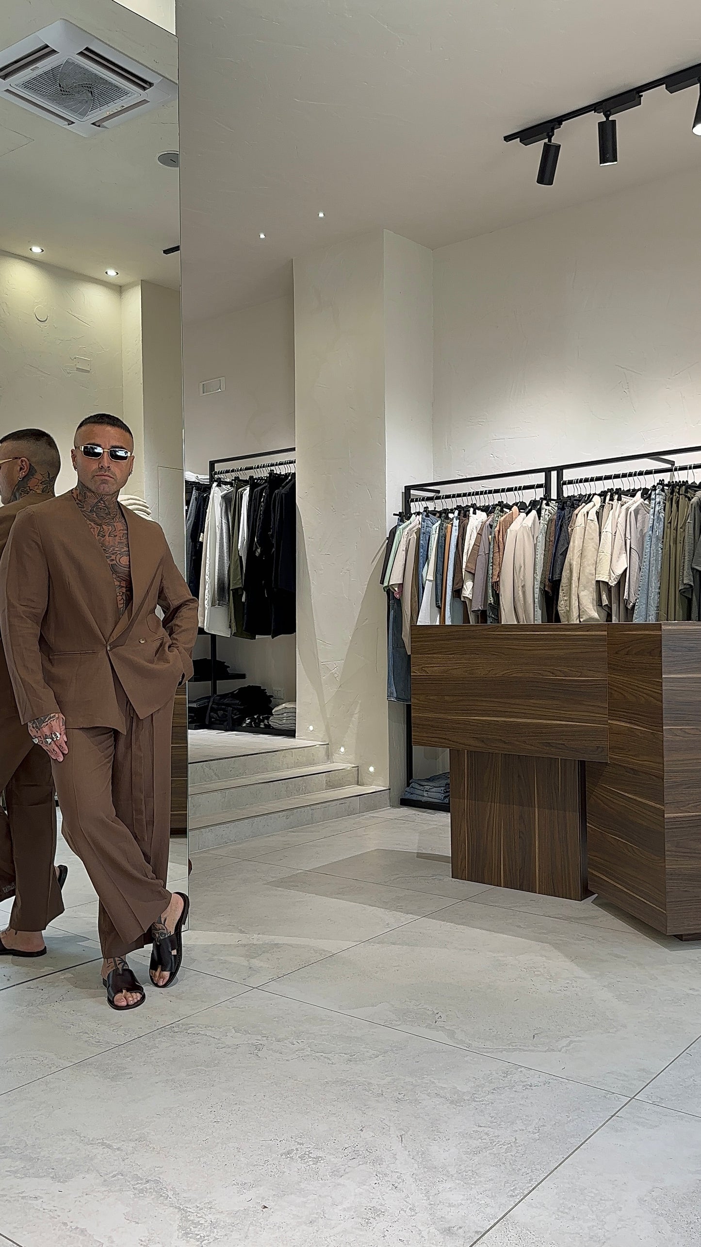 LINEN LONG JACKET