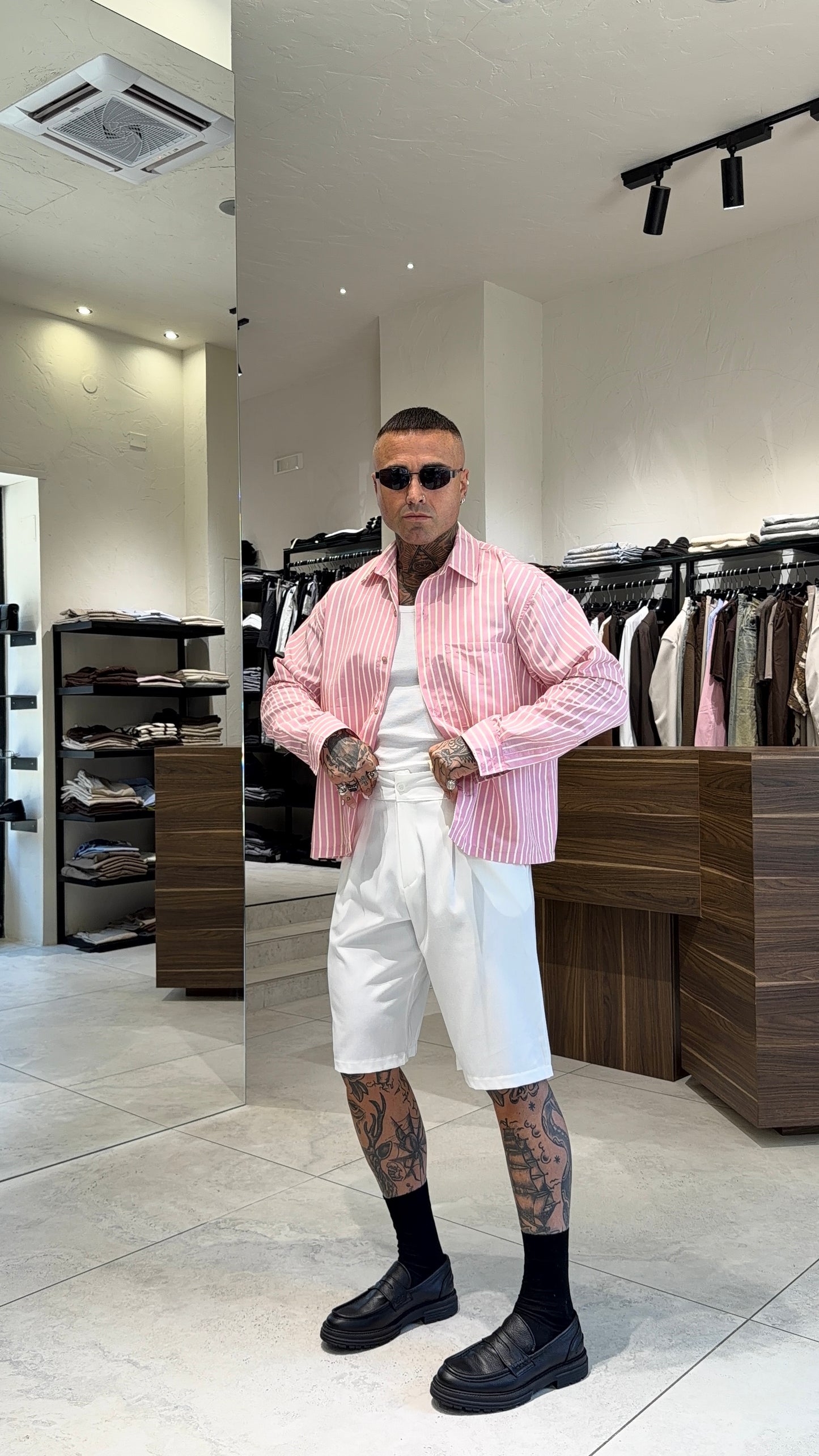COTTON SHIRT RIGHE
