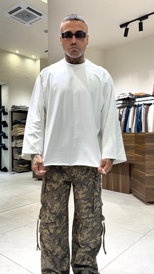 CROPPED LONG TEE