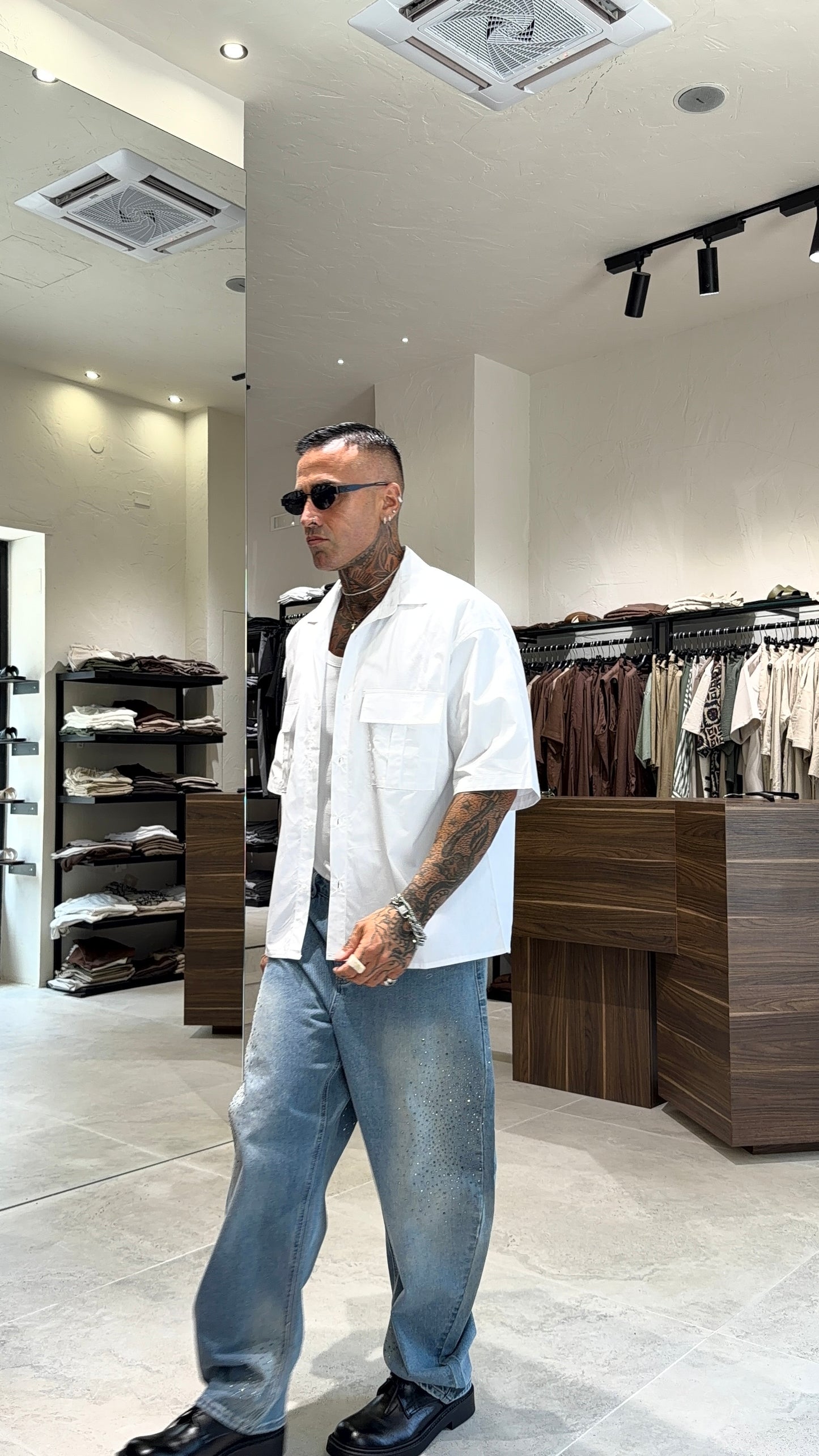 CAMICIA DOPPIA TASCA MM