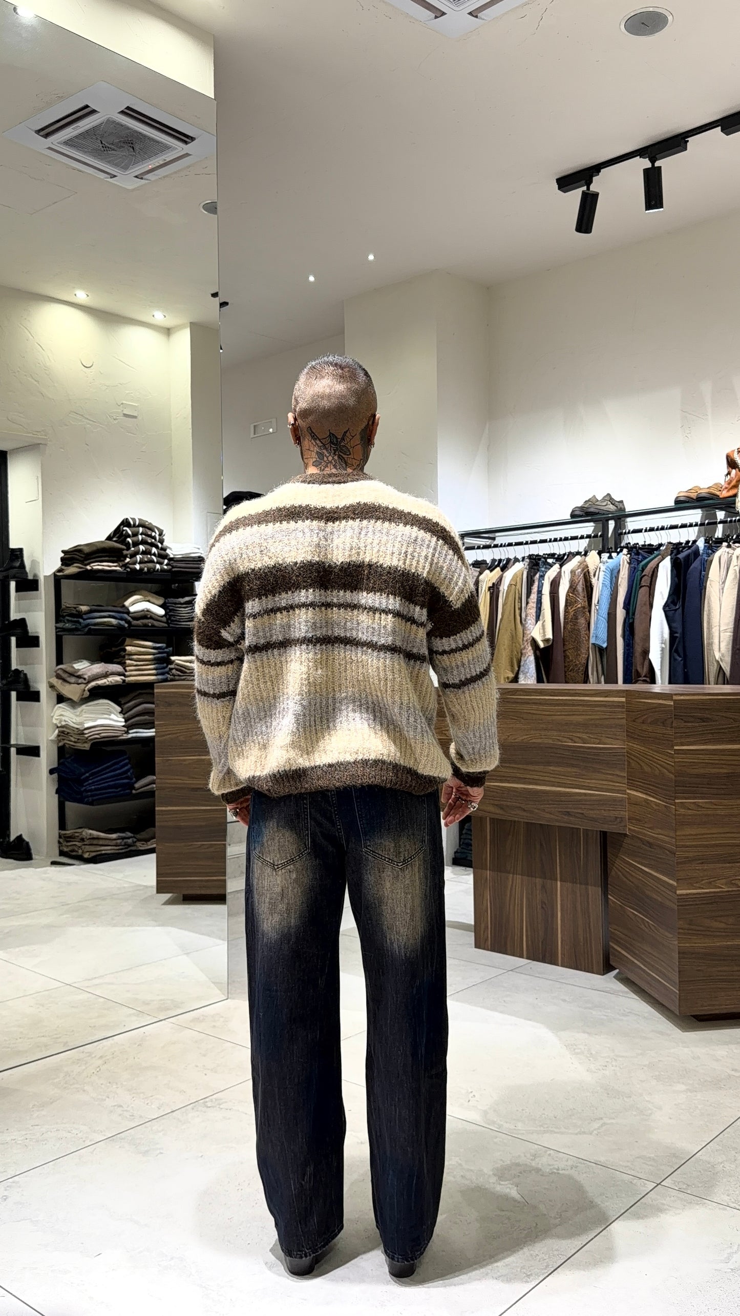 BAGGY NERO/SABBIA 777