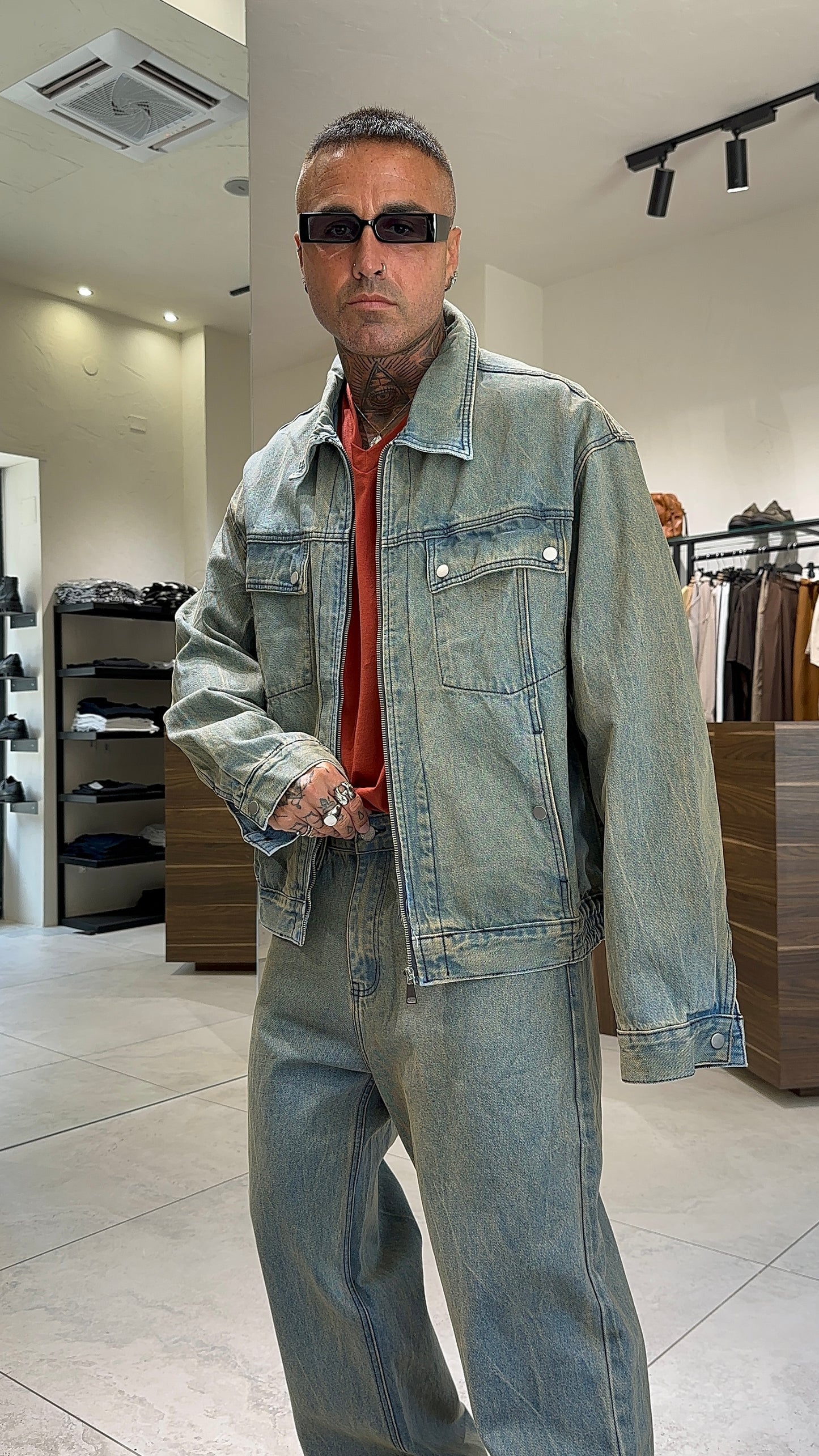 CORDSET JEANS KANYE