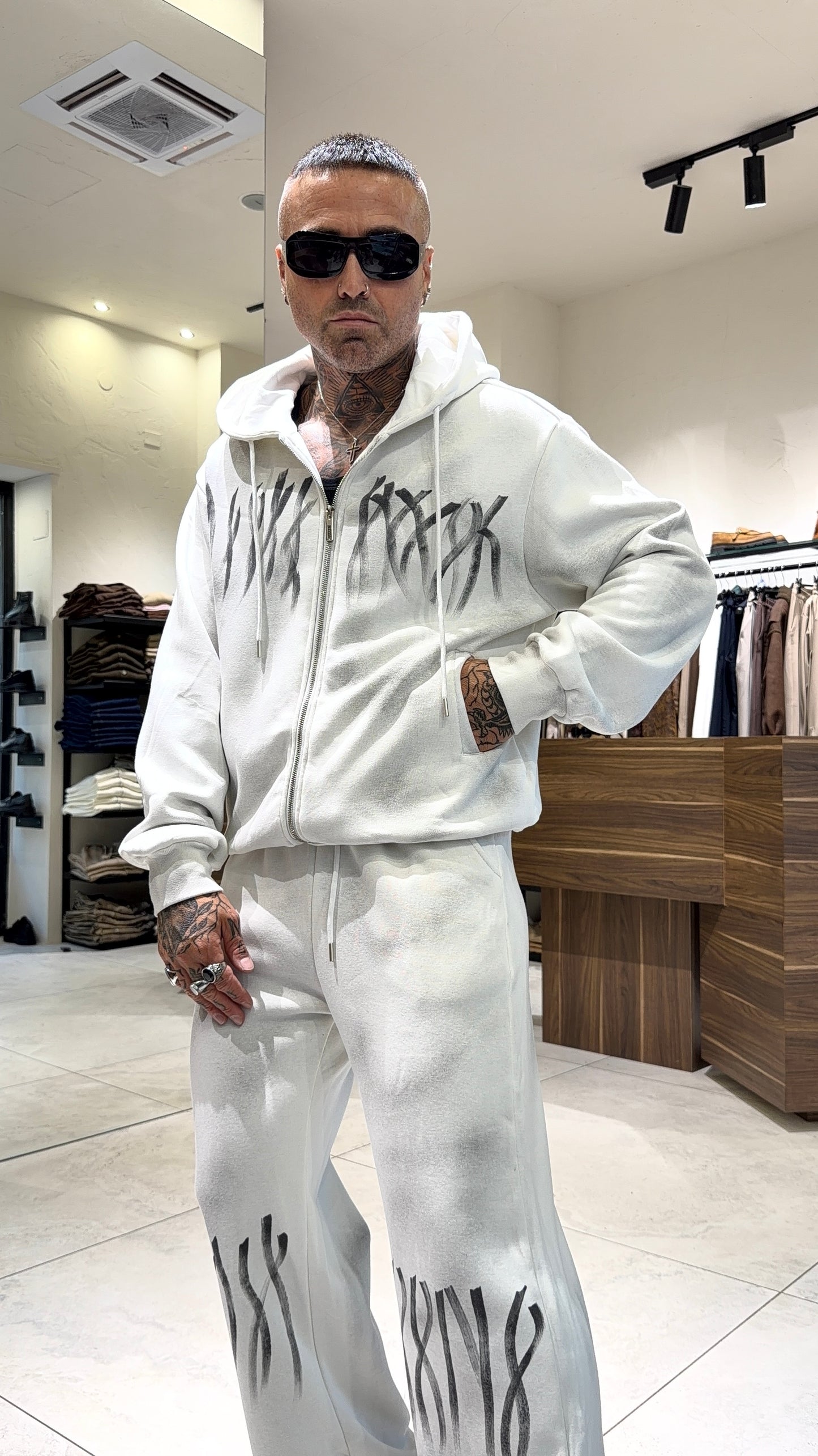 TUTA AW ZIP SFUMATURE