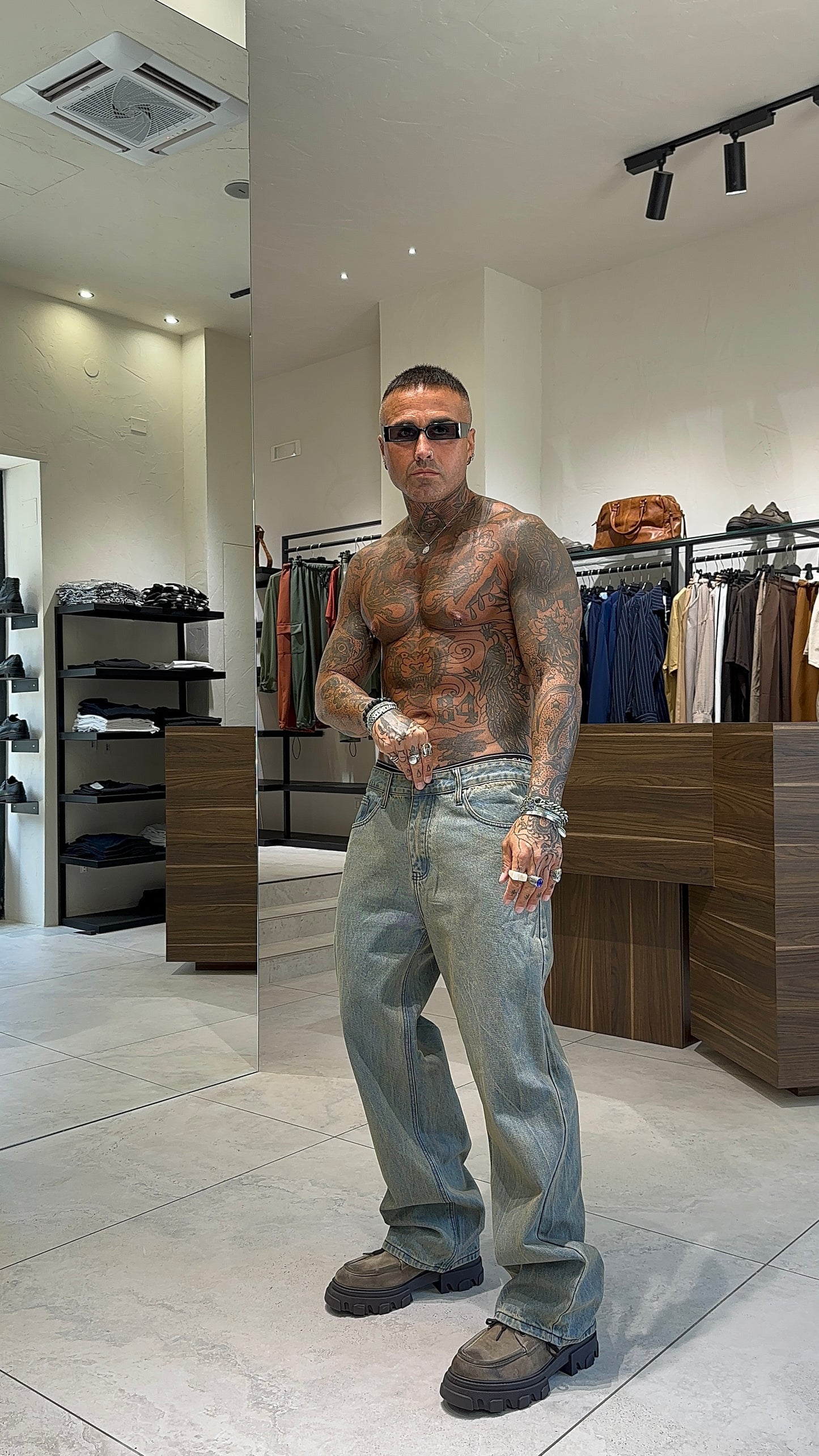 CORDSET JEANS KANYE