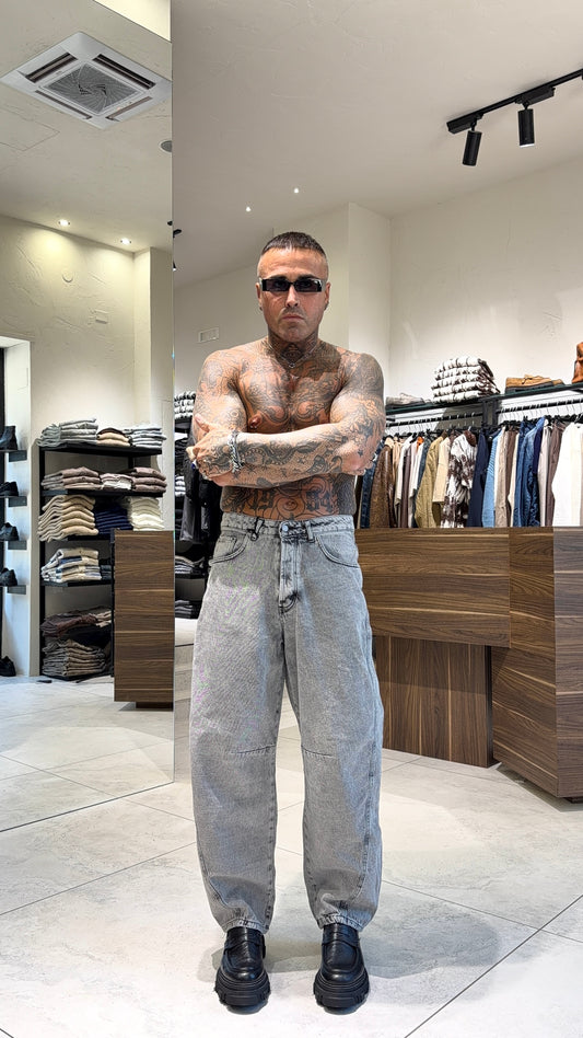 BALLOON JEANS MARMORIZZATO