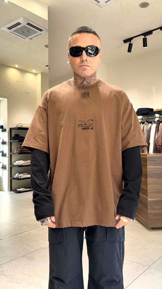 TEE DOPPIAMANICA STAMPA