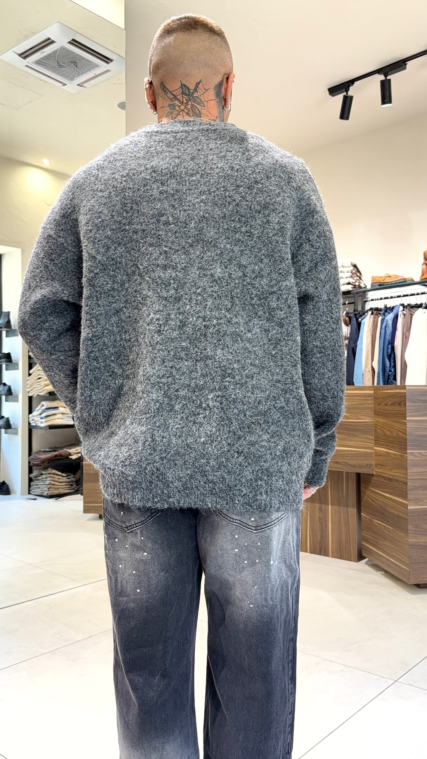 CARDIGAN TINTA UNITA PELO