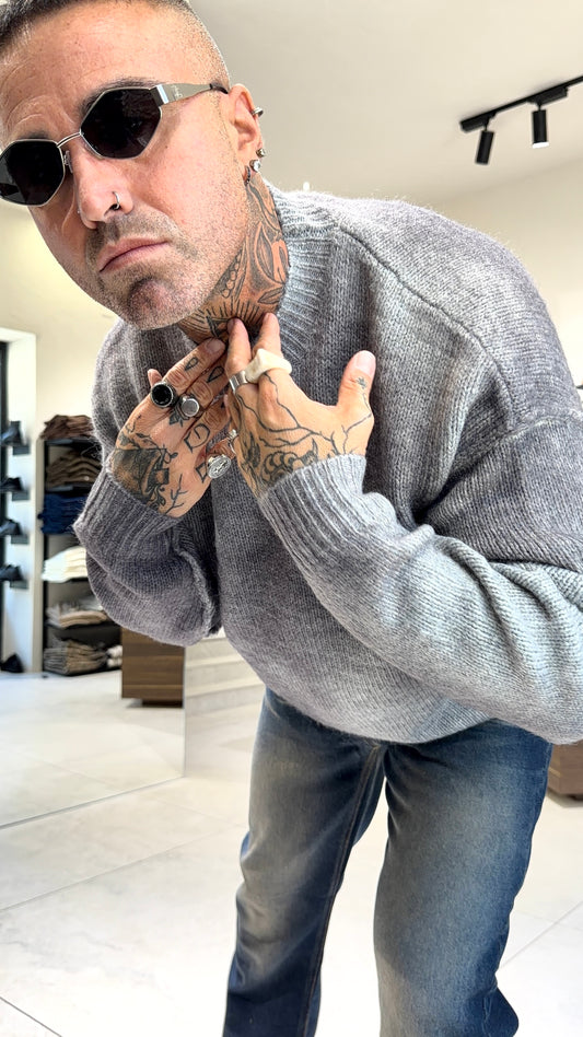 WOOL GIROCOLLO SFUMATO