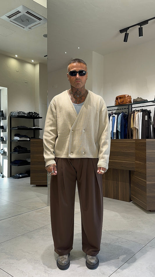 CARDIGAN DOPPIOPETTO LANA