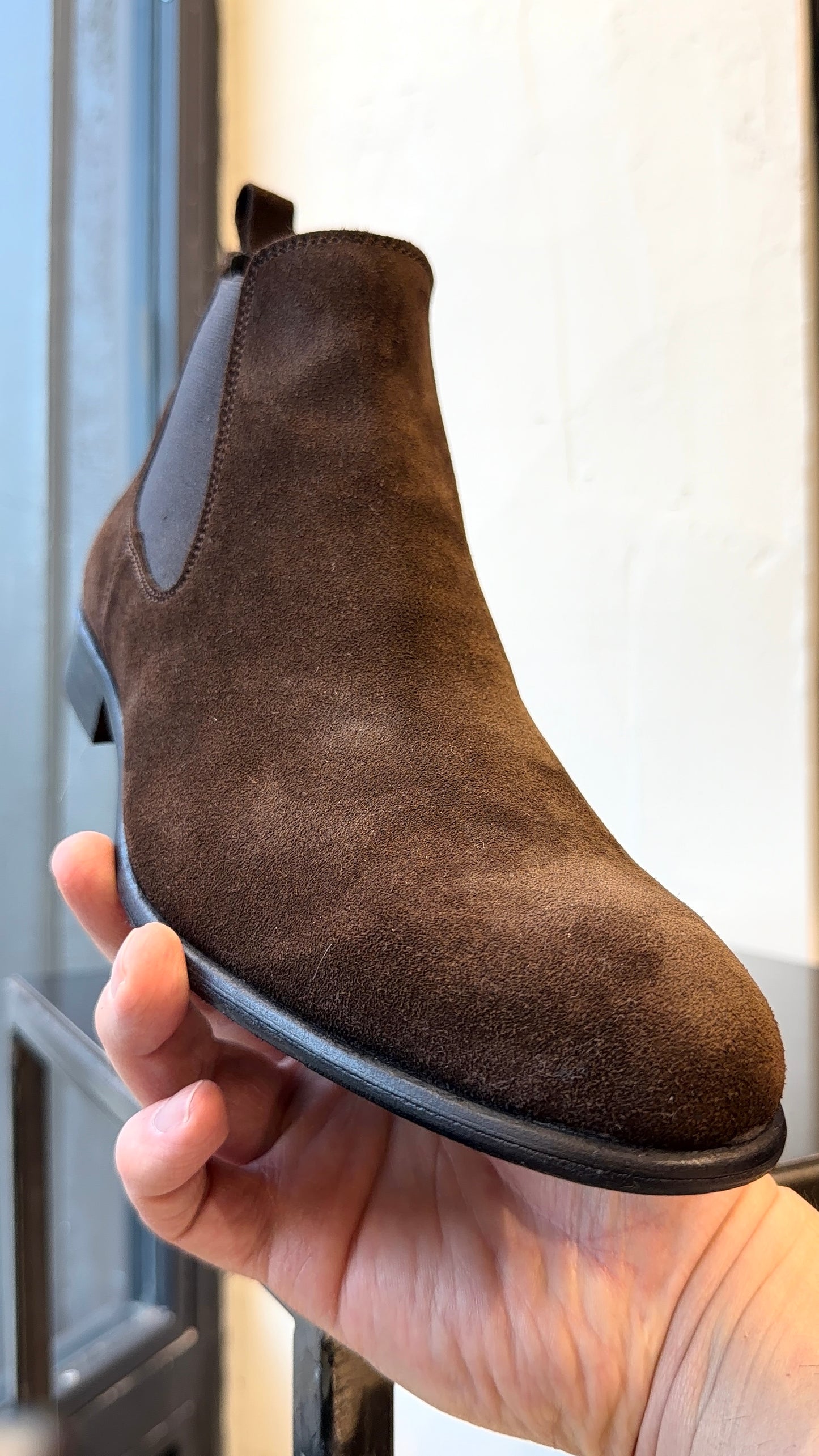 BOOT STIVALETTO CAMOSCIO