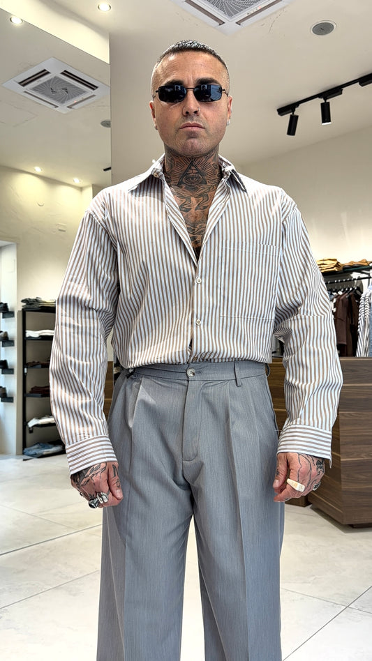 POPELINE SHIRT RIGHE 2