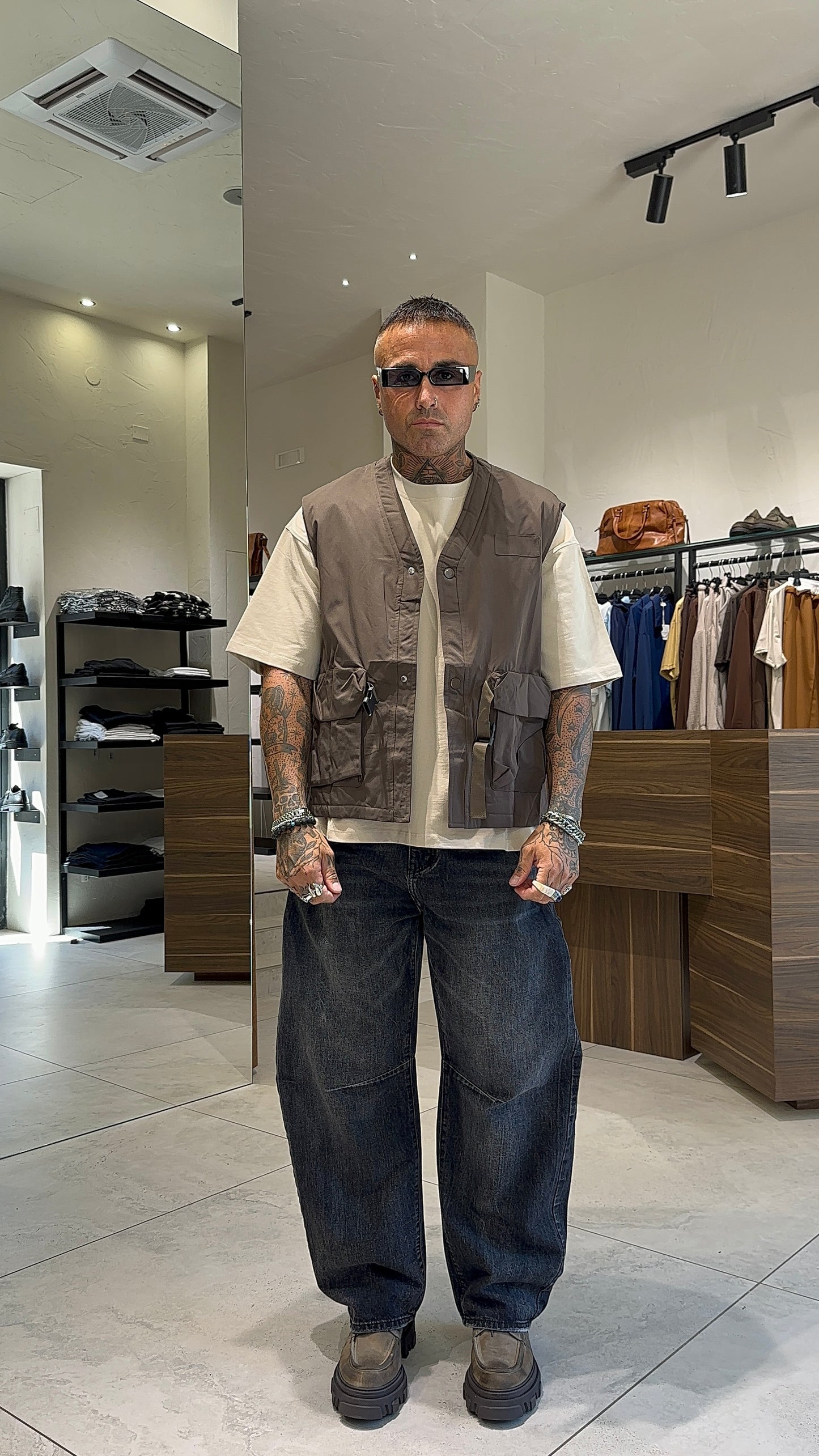BALLOON JEANS NERO