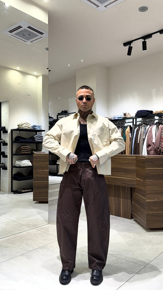 CAMICIA CROPPED TASCA