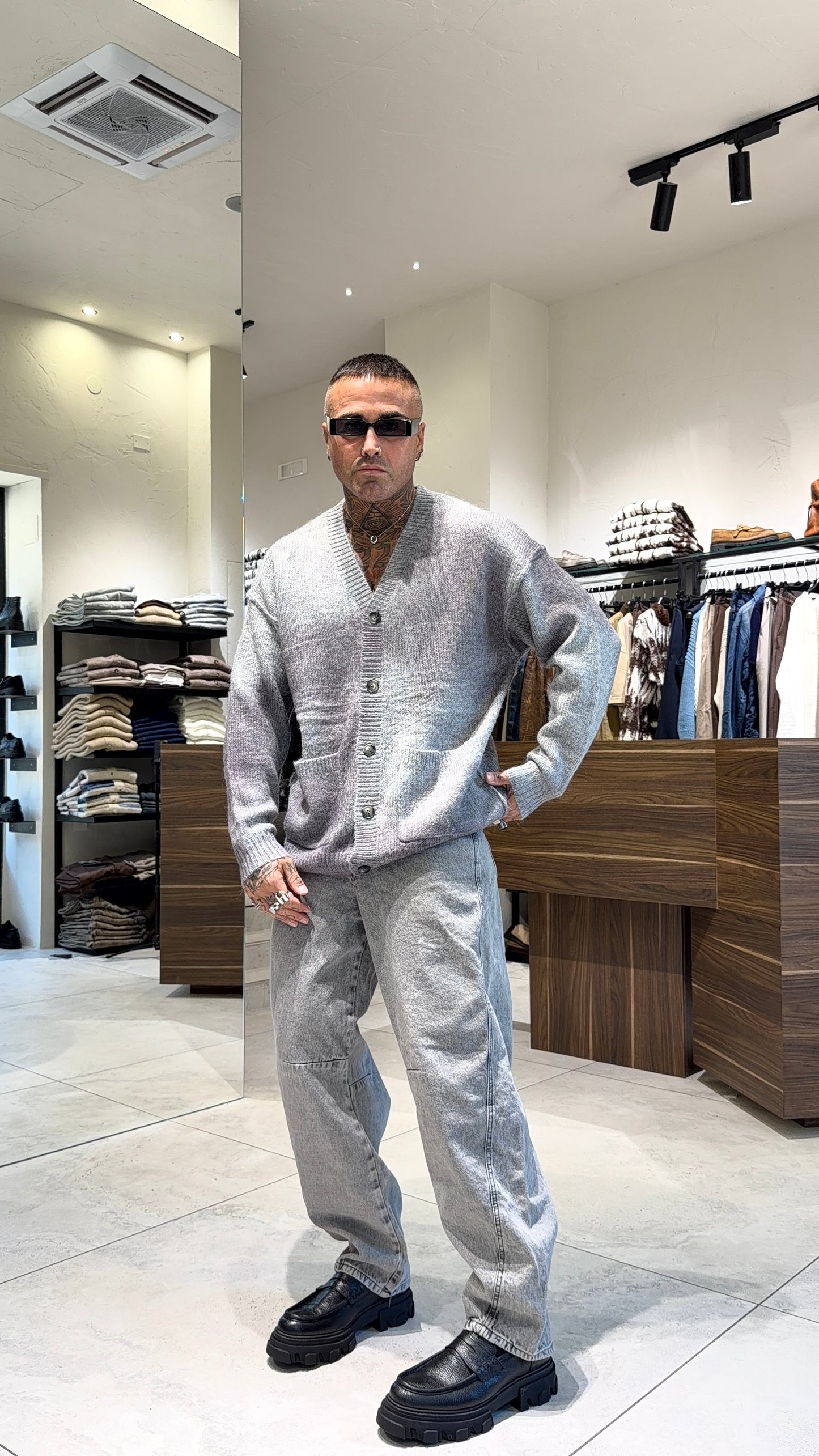 BALLOON JEANS MARMORIZZATO