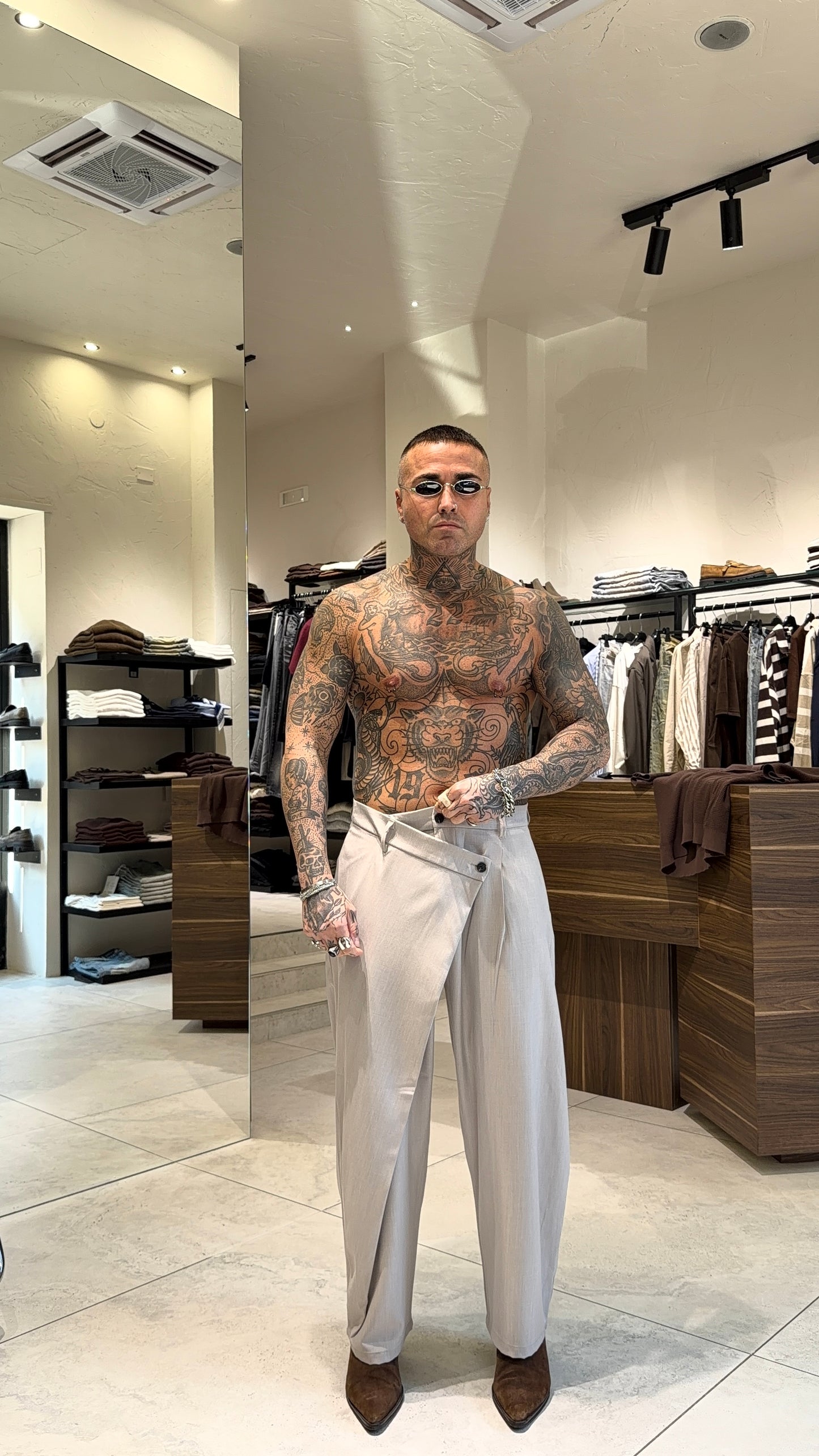 PANTALONE ASIMMETRICO