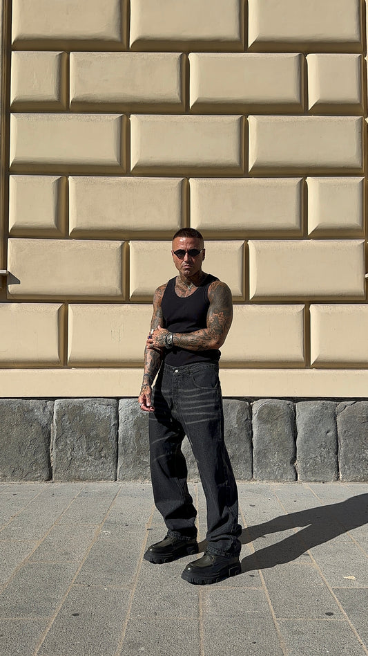 BAGGY SFUMATO BLACK