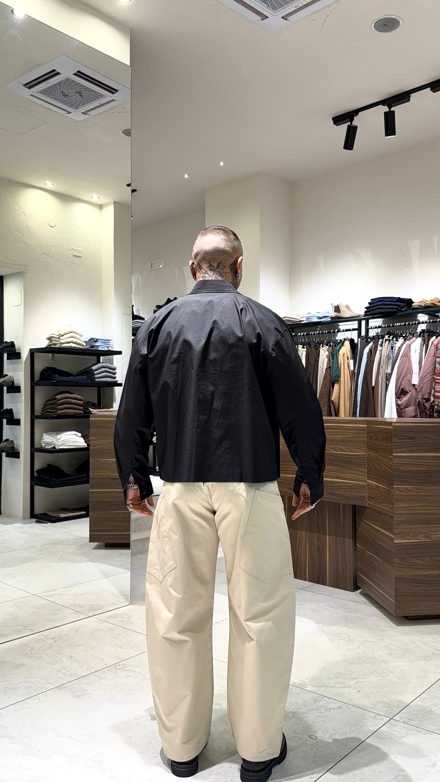 CAMICIA CROPPED TASCA