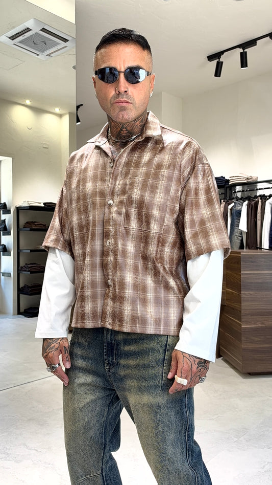 CAMICIA LL QUADRI DOPPIAMANICA