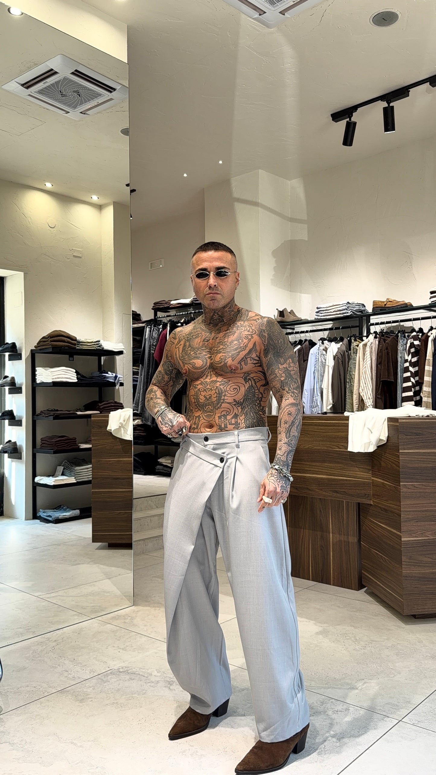 PANTALONE ASIMMETRICO