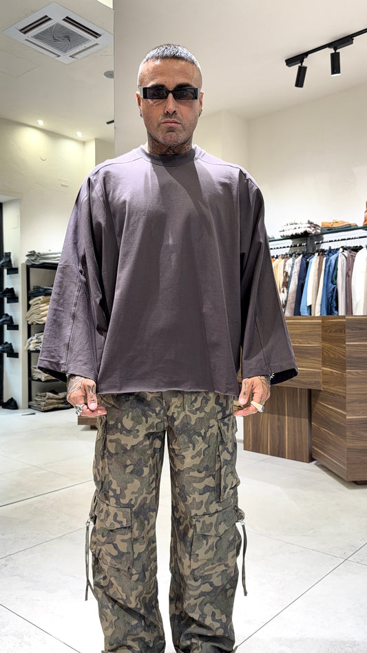 CROPPED LONG TEE