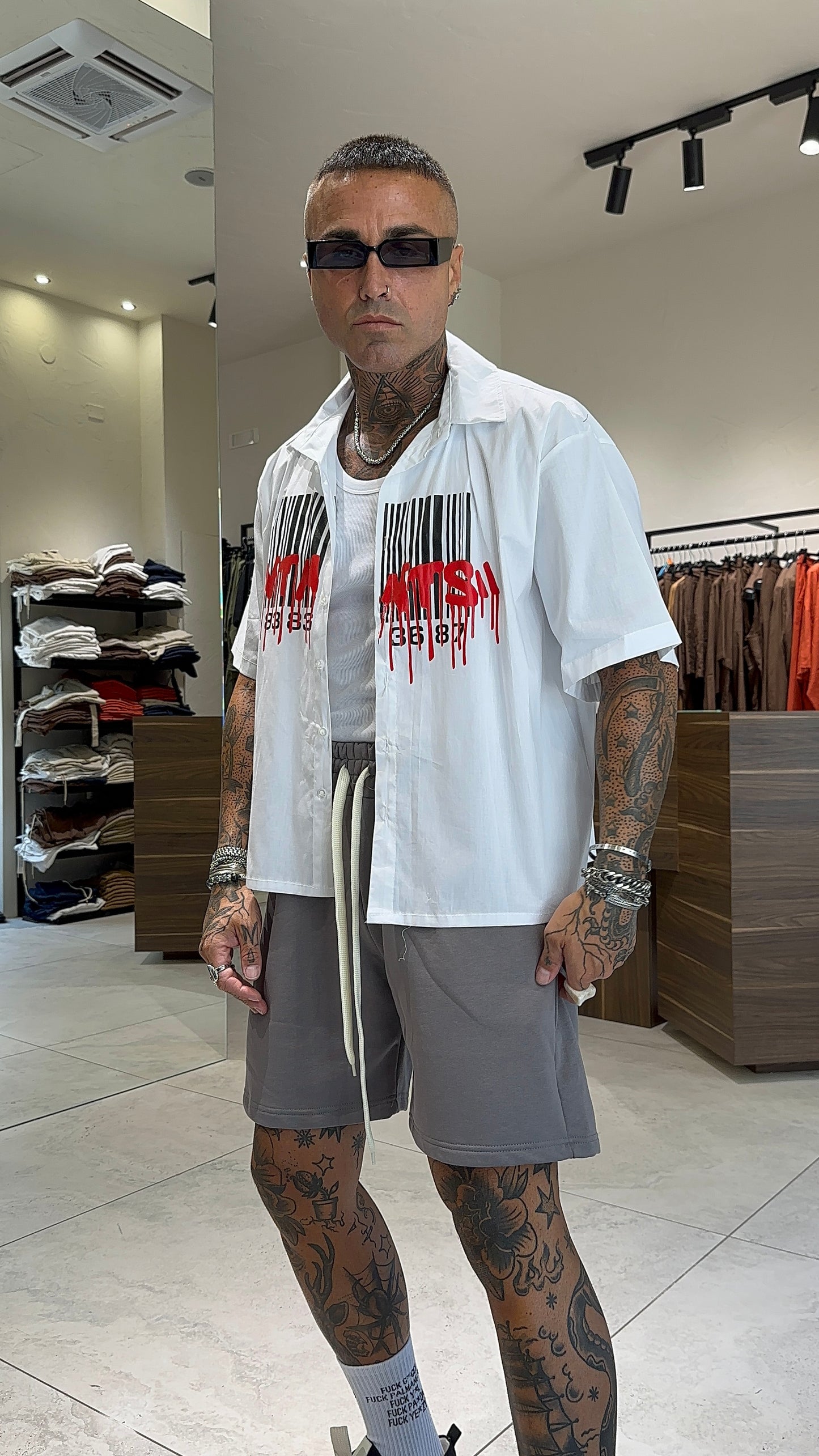 CAMICIA STAMPA OVER TU