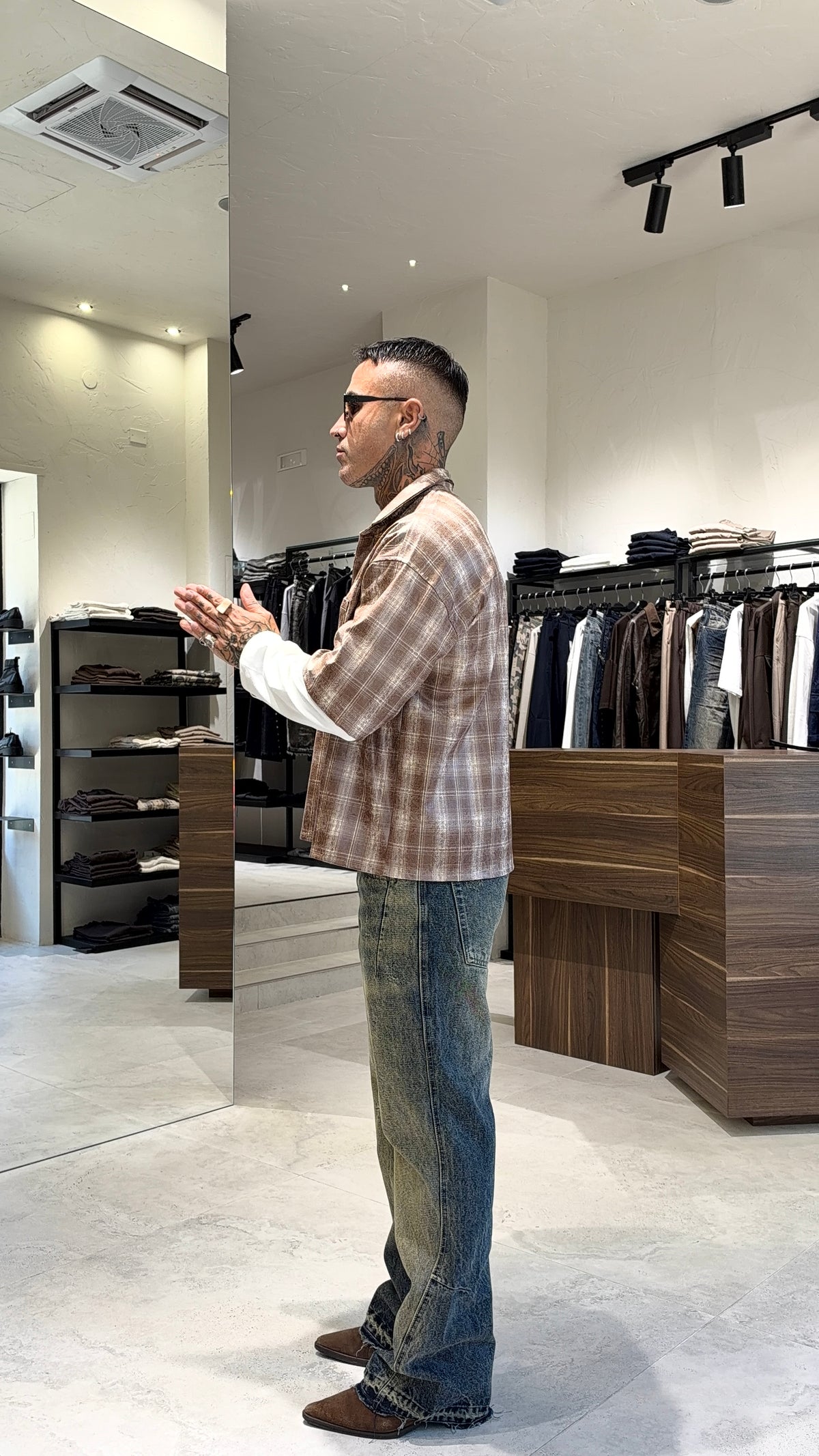CAMICIA LL QUADRI DOPPIAMANICA