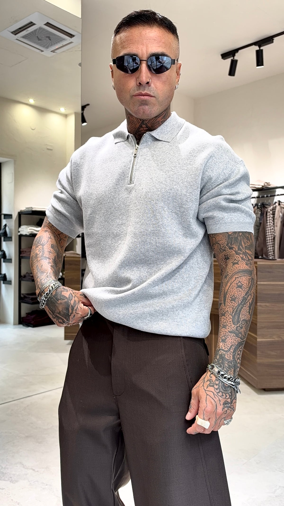 POLO ZIP OVER