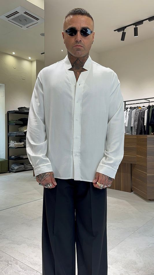 CAMICIA COLLO ASIMMETRICO