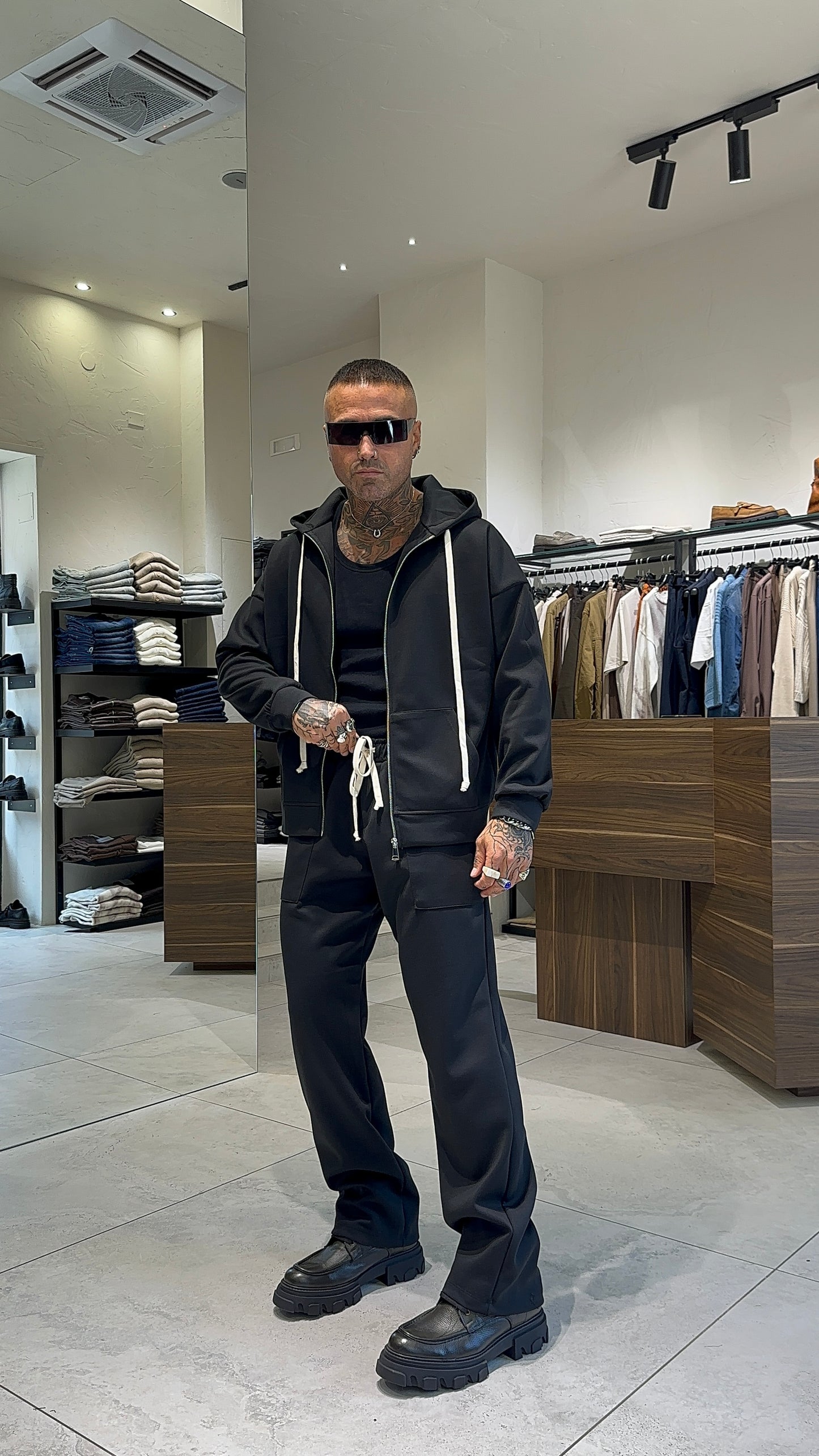 TUTA CAPPUCCIO ZIP