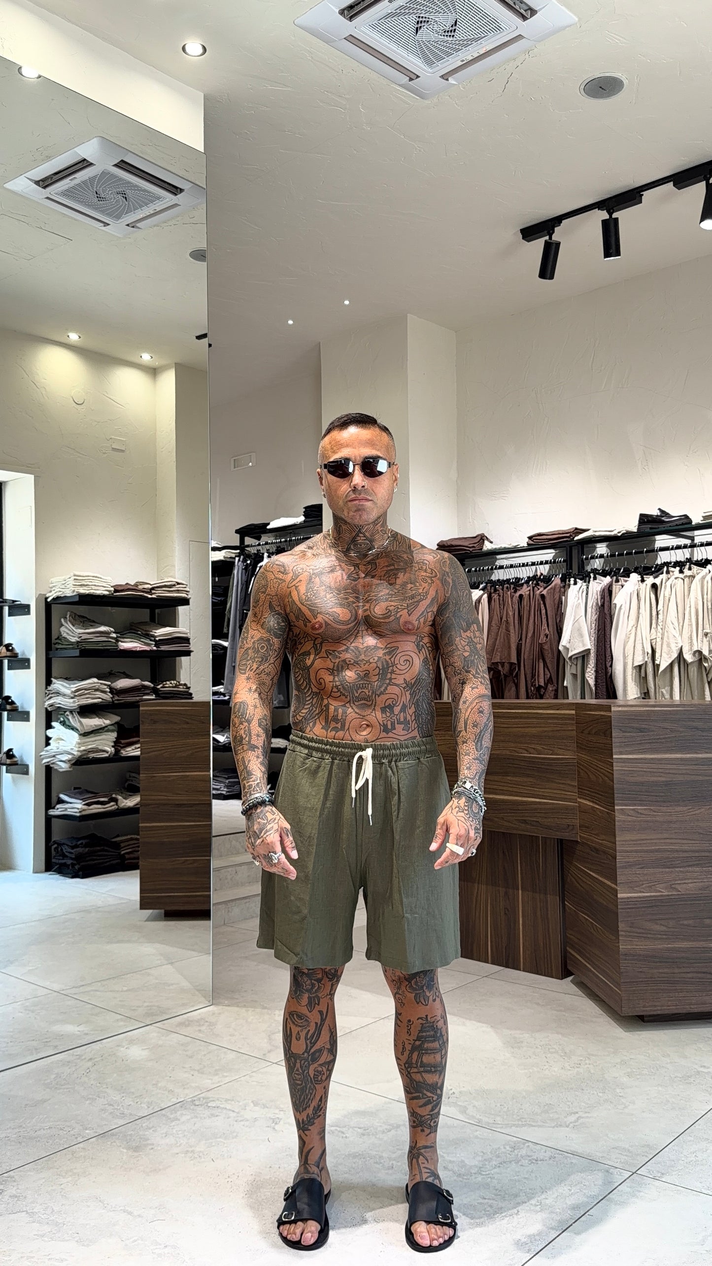BALI LINEN SHORTS