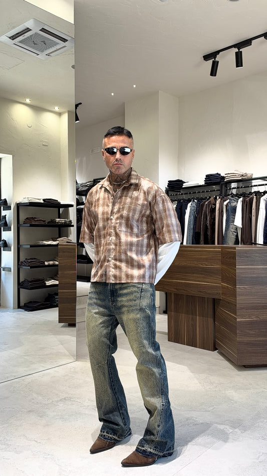 CAMICIA LL QUADRI DOPPIAMANICA