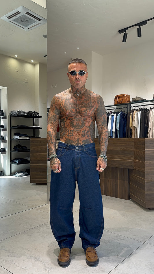 BALLOON JEANS BLU