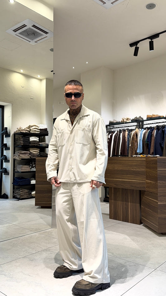 PANTALONE PALAZZO VELLUTO