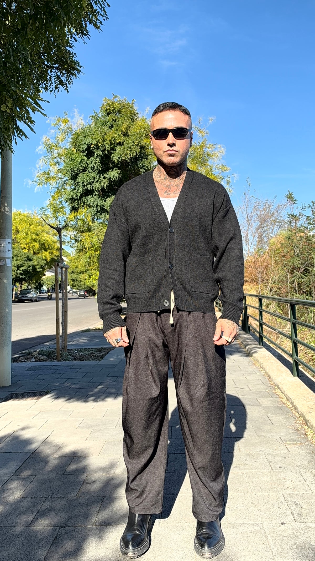 CARDIGAN CROP BOTTONI