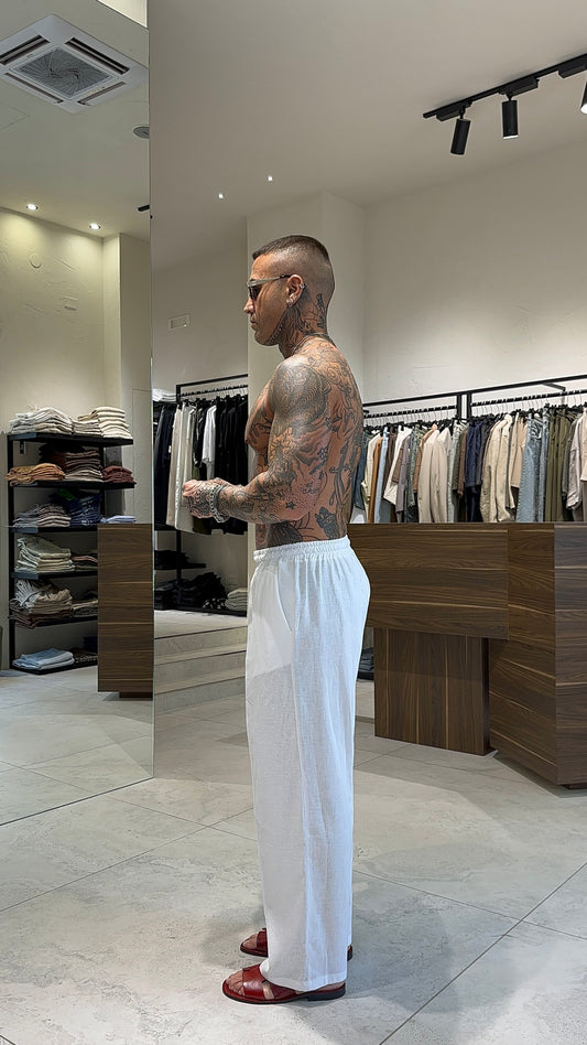 LINEN CHICAGO PANTS
