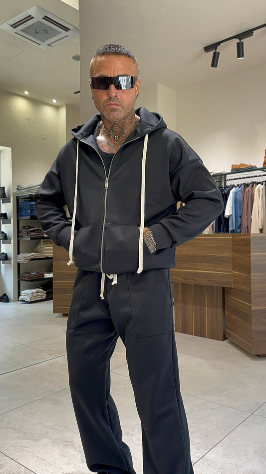 TUTA CAPPUCCIO ZIP