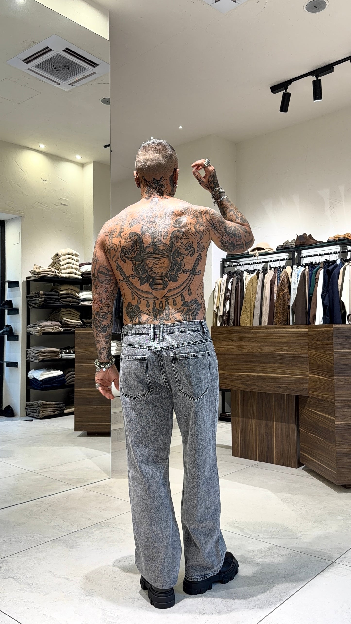 BAGGY MARMORIZZATO 000