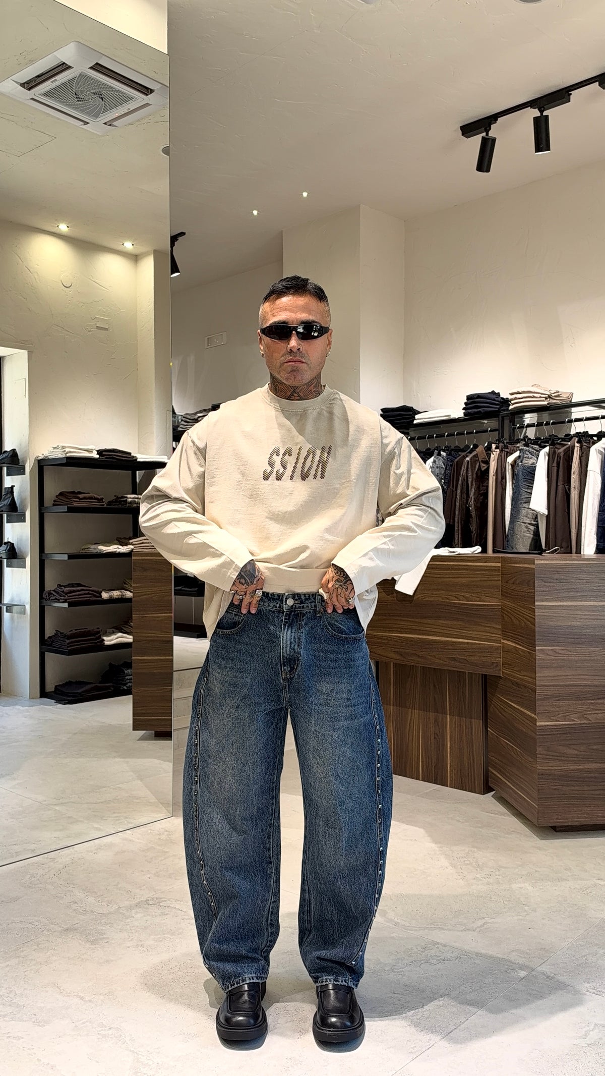 BAGGY METAL JEANS