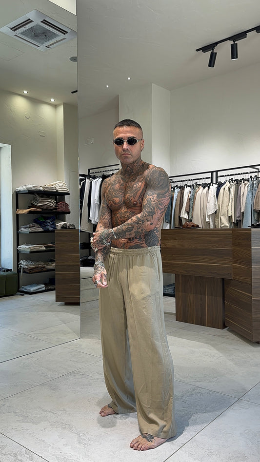 LINEN CHICAGO PANTS