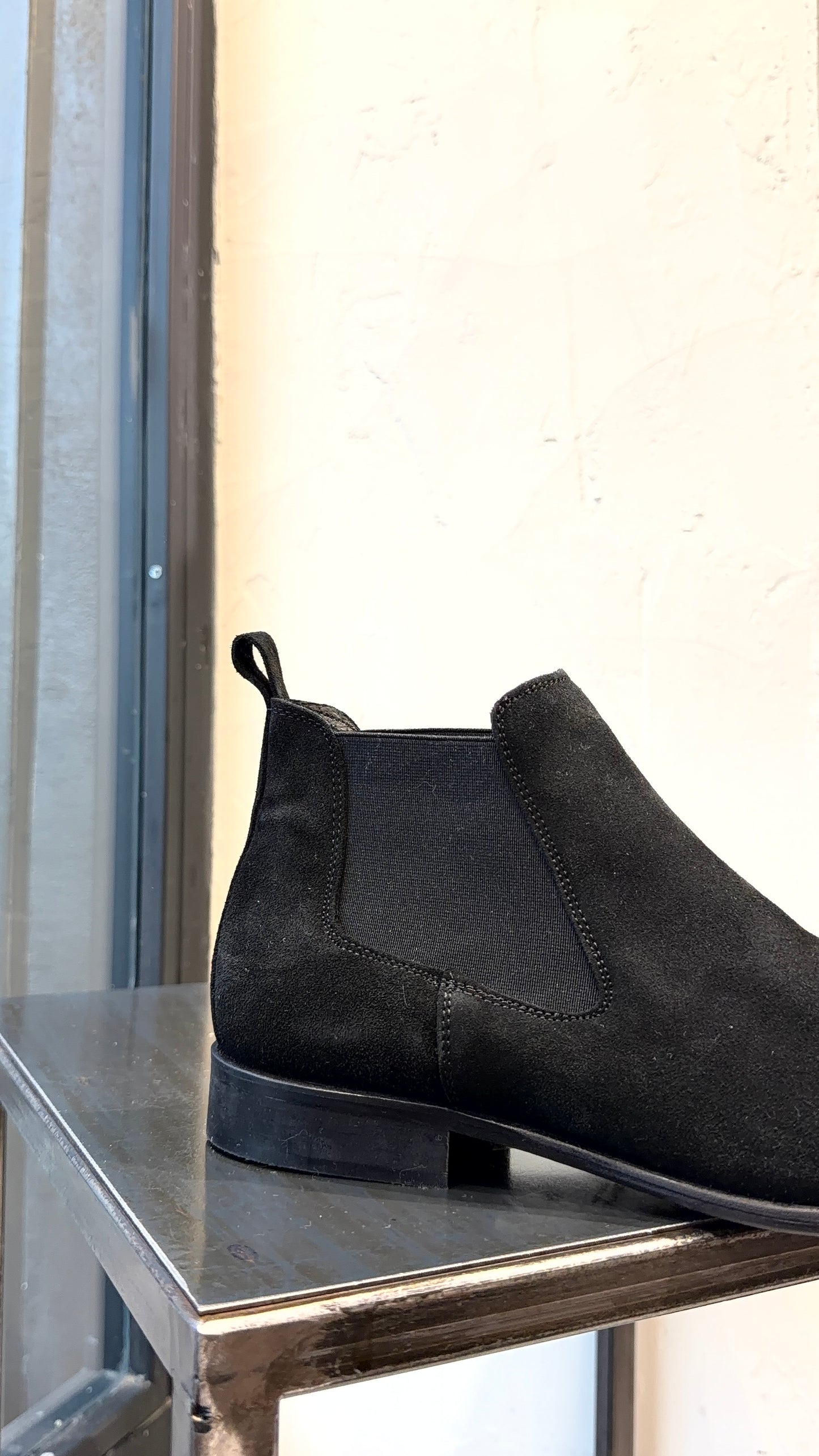 BOOT STIVALETTO CAMOSCIO